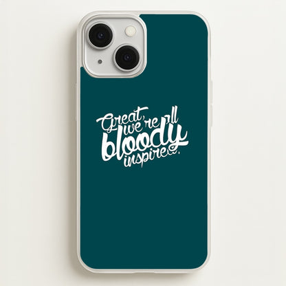 Great, We're All Bloody Inspired - Maze  - Maze Runner Phone Case for iPhone 13 Mini