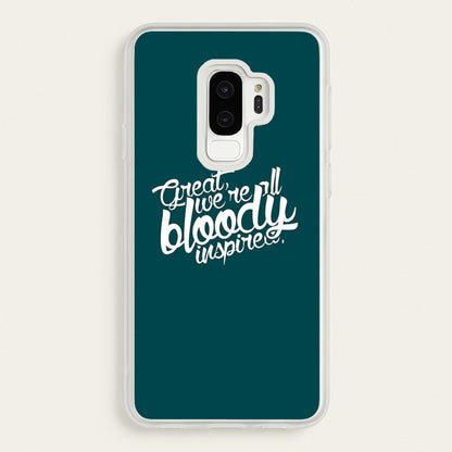 Great, We're All Bloody Inspired - Maze  - Maze Runner Phone Case for Galaxy S9 Plus