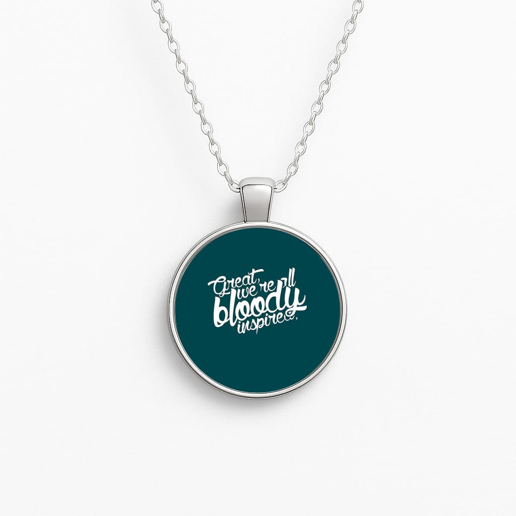 Great, We're All Bloody Inspired - Maze Circle Necklace