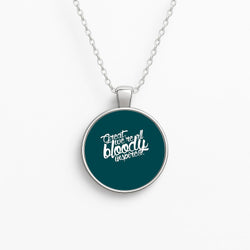 Great, We're All Bloody Inspired - Maze Circle Necklace