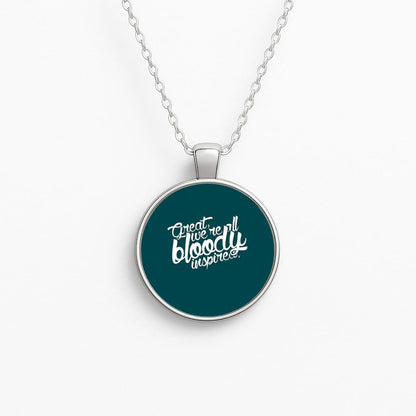 Great, We're All Bloody Inspired - Maze Circle Necklace