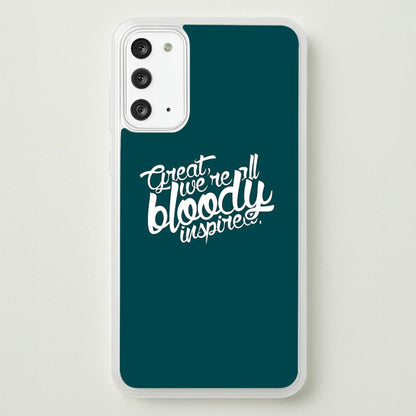 Great, We're All Bloody Inspired - Maze  - Maze Runner Phone Case for Galaxy Note 20