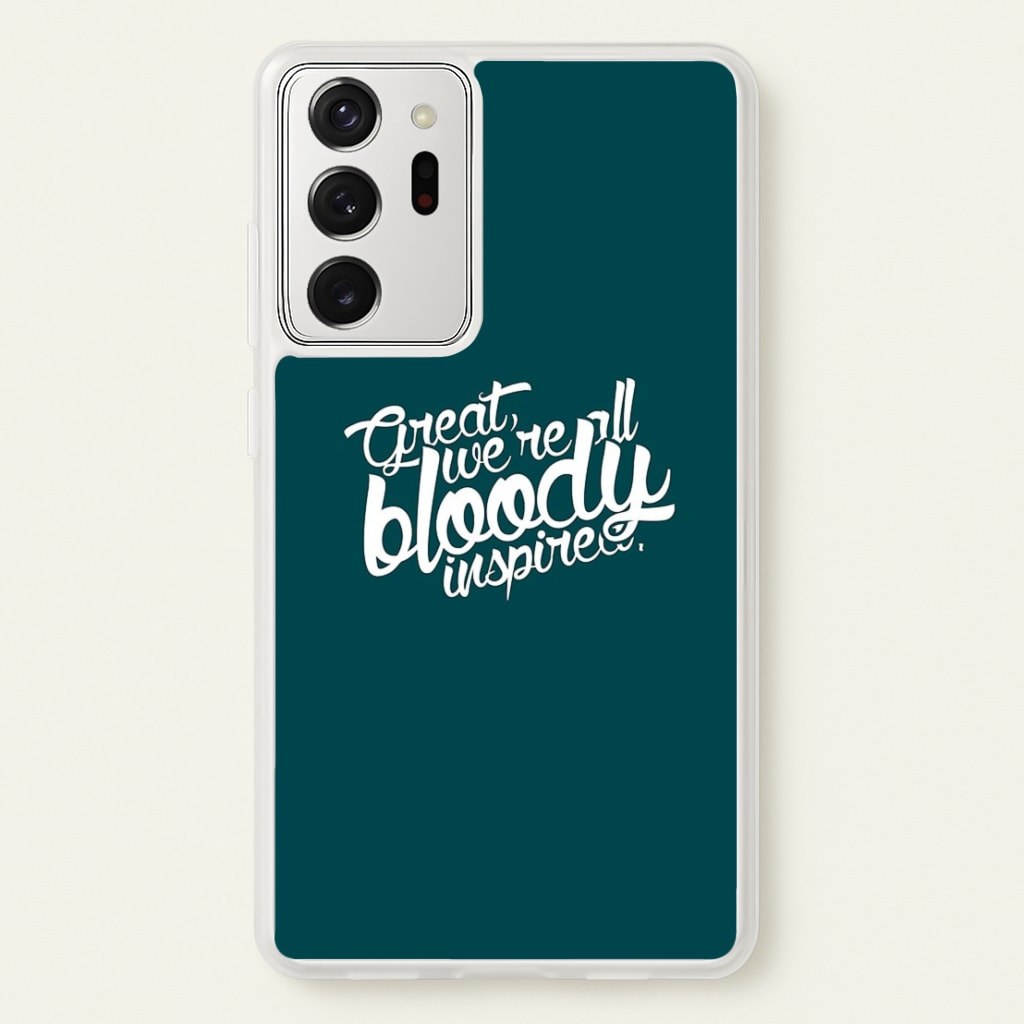 Great, We're All Bloody Inspired - Maze  - Maze Runner Phone Case for Galaxy Note 20 Ultra