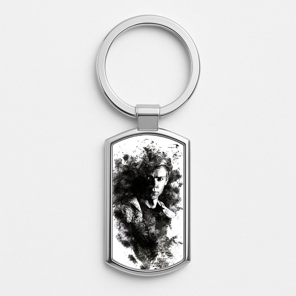 Newt - Maze Silver Keyring