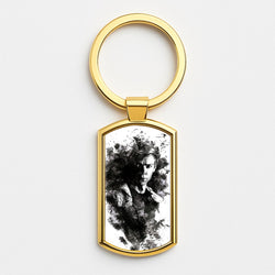 Newt - Maze Gold Keyring