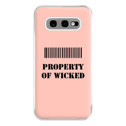 Property of Wicked - Maze Phone Case for Galaxy S10e