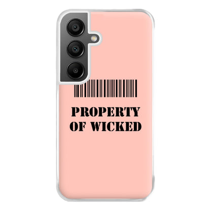 Property of Wicked - Maze Phone Case for Galaxy A55