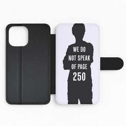 We Do Not Speak Of Page 250 - Maze Runner Flip Phone Case