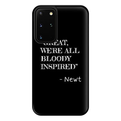 Great, We're All Bloody Inspired - Newt Phone Case for Galaxy S20 Plus