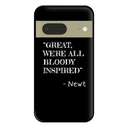 Great, We're All Bloody Inspired - Newt Phone Case for Google Pixel 7a