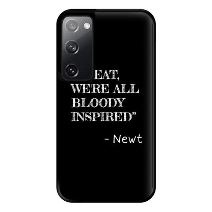 Great, We're All Bloody Inspired - Newt Phone Case for Galaxy S20