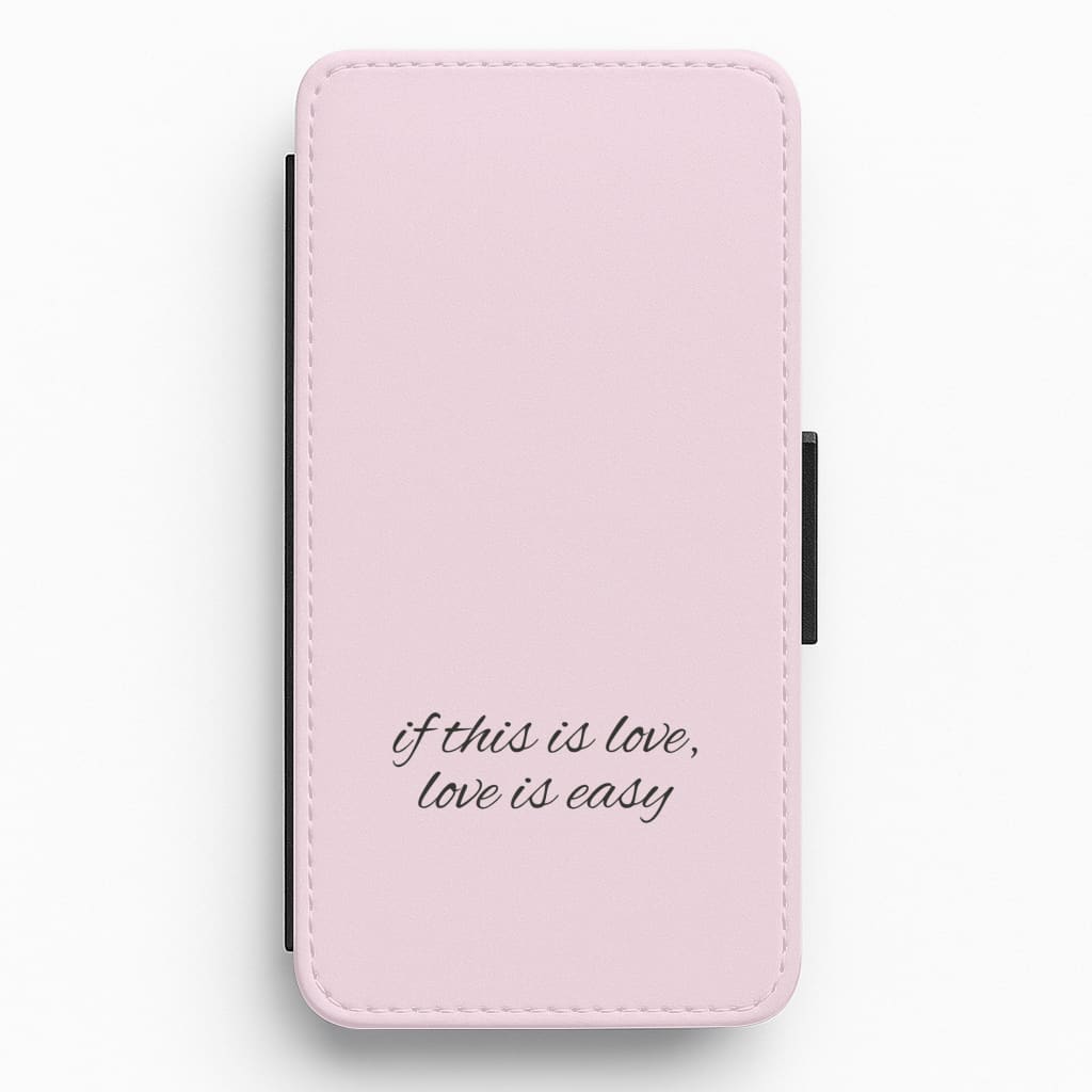 If This Is Love, Love Is Easy - McBand Flip / Wallet Phone Case