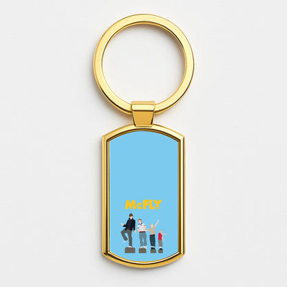 The Band - McBand Gold Keyring