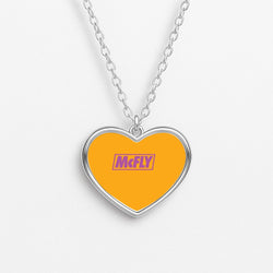Yellow And Purple - McBand Heart Necklace