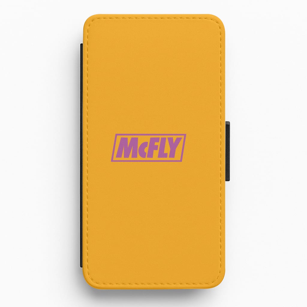 Yellow And Purple - McBand Flip / Wallet Phone Case
