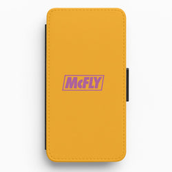 Yellow And Purple - McBand Flip / Wallet Phone Case