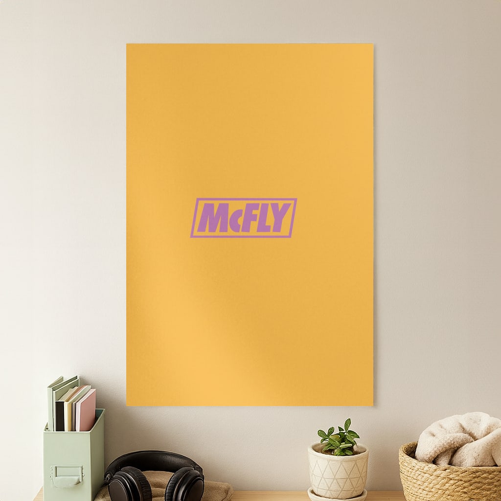Yellow And Purple - McBand Poster