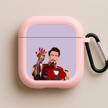 Iron Man Pink AirPods Case