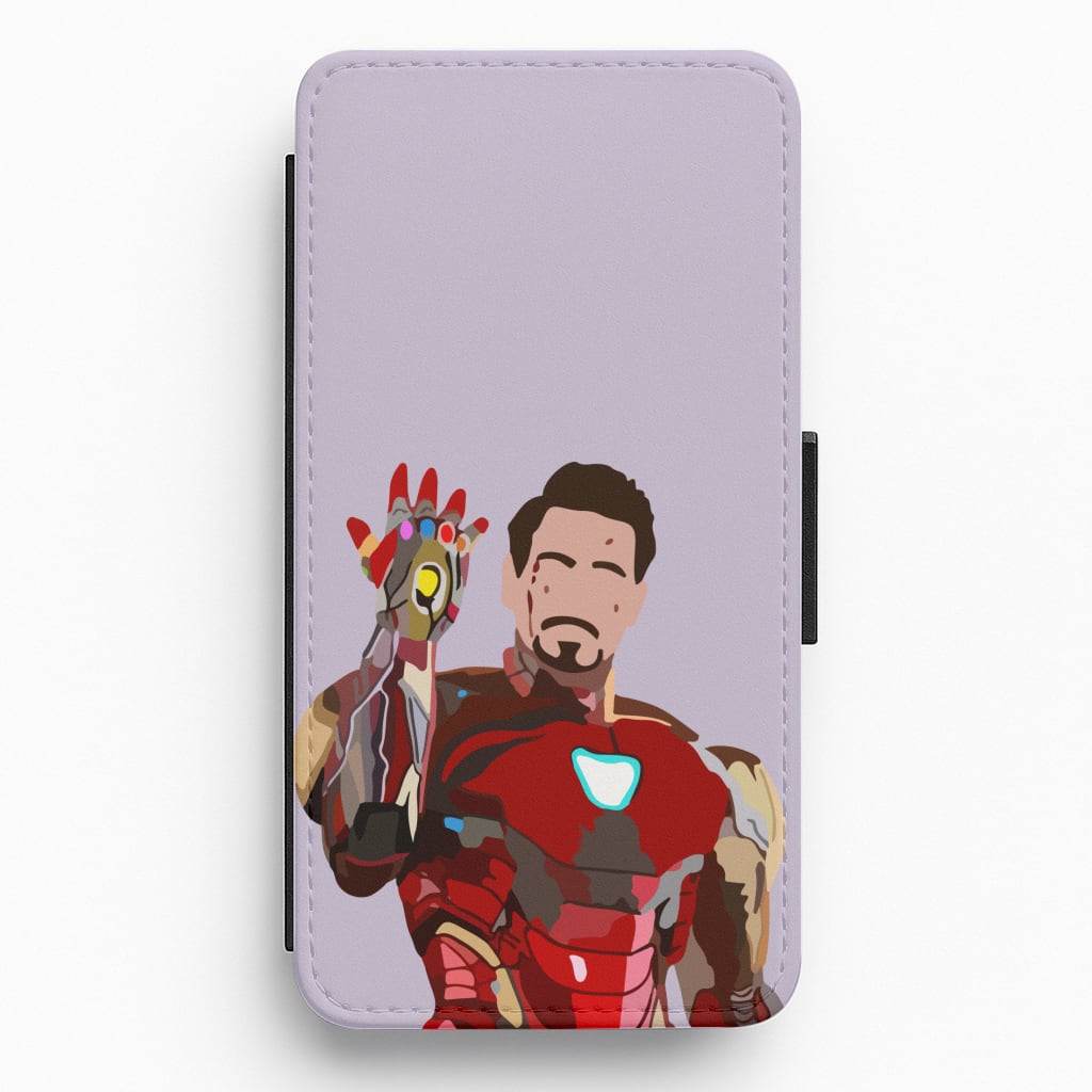 Iron Man Flip / Wallet Phone Case