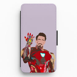 Iron Man Flip / Wallet Phone Case