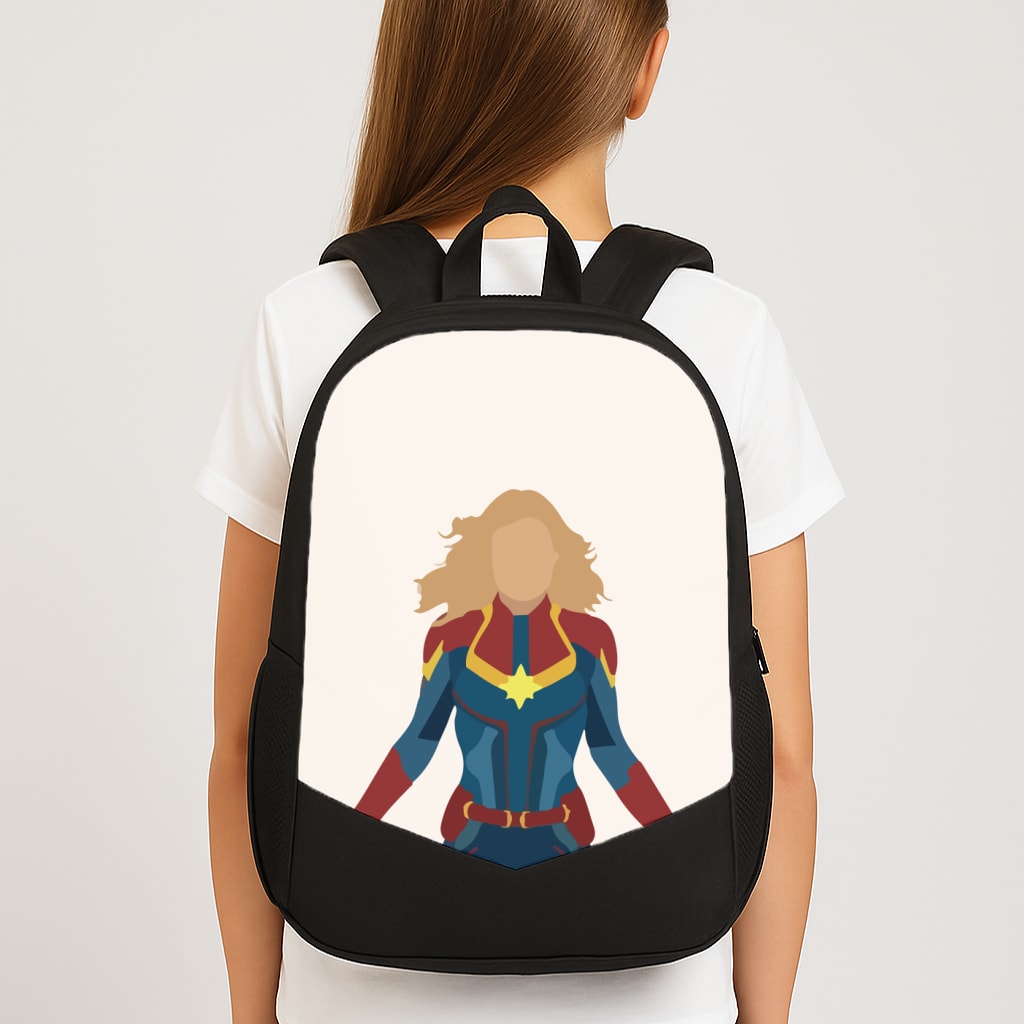 Captain Marvel Large School Bag