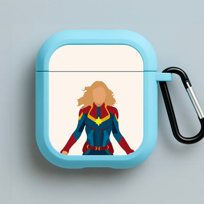 Captain Marvel Blue AirPods Case