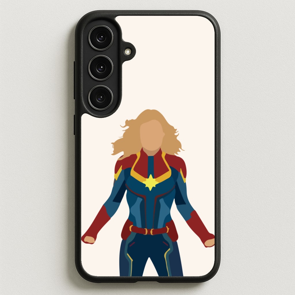 Captain Marvel Phone Case for Galaxy S25FE