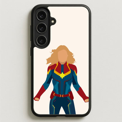 Captain Marvel Phone Case for Galaxy S25FE