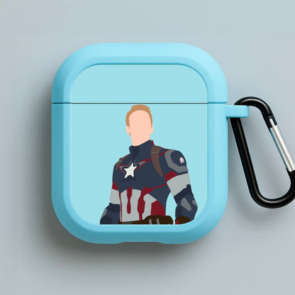 Captain America Blue AirPods Case