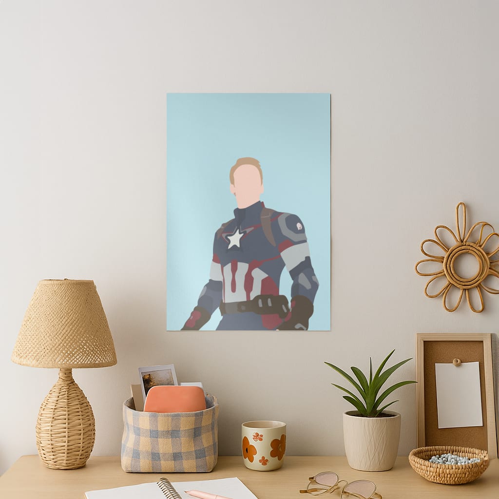Captain America Art Print