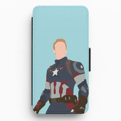 Captain America Flip / Wallet Phone Case