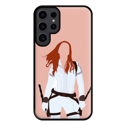 Black Widow Phone Case for Galaxy S23 Ultra