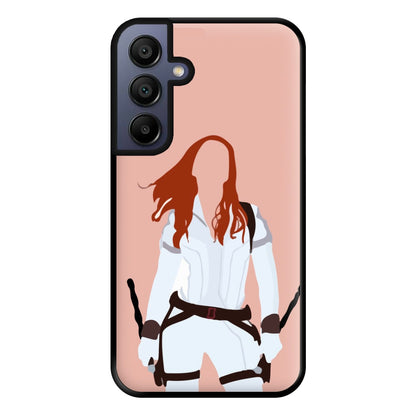 Black Widow Phone Case for Galaxy A15