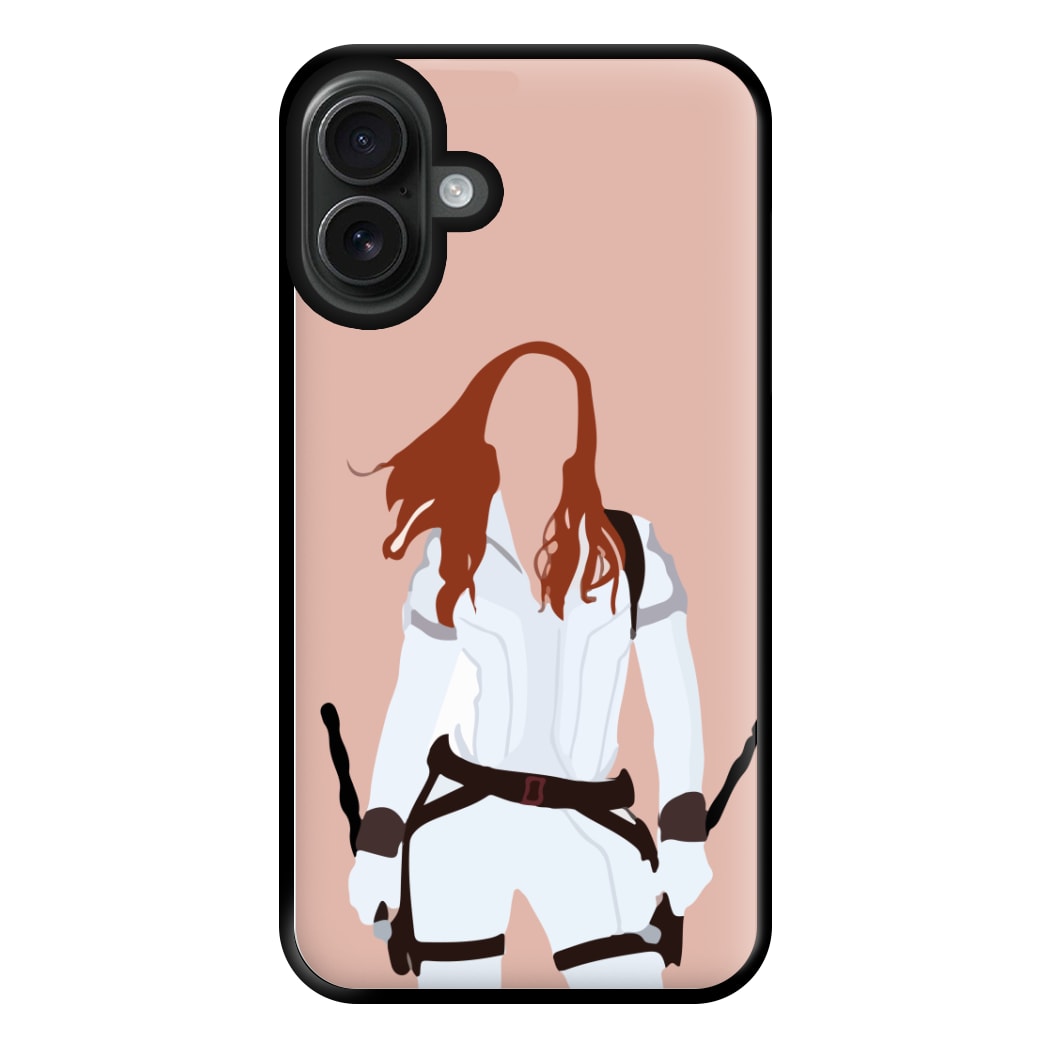 Black Widow Phone Case for iPhone 16 Plus