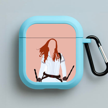 Black Widow Blue AirPods Case