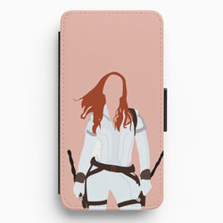 Black Widow Flip / Wallet Phone Case