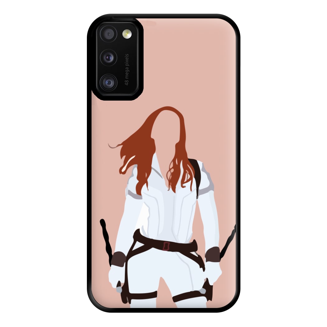 Black Widow Phone Case for Galaxy A41