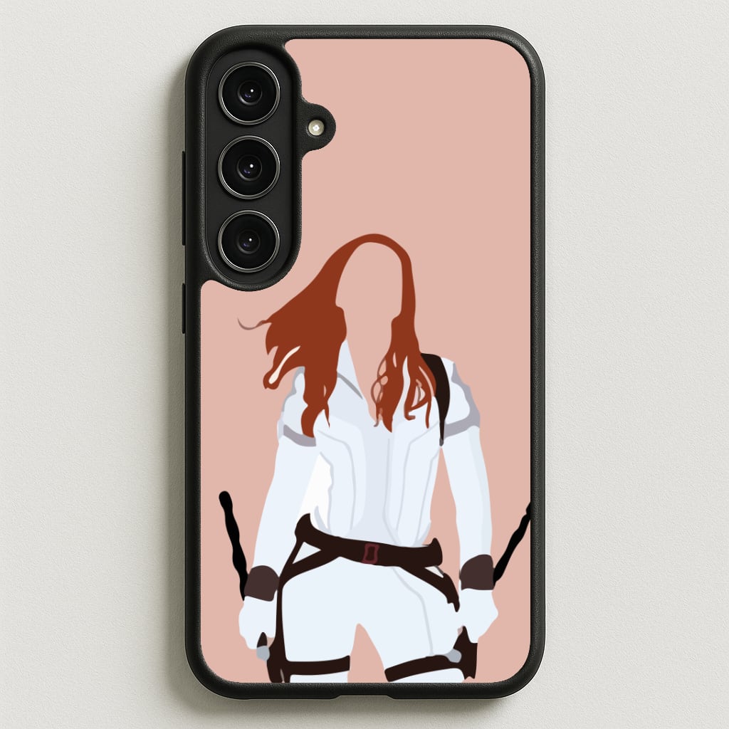 Black Widow Phone Case for Galaxy S25FE