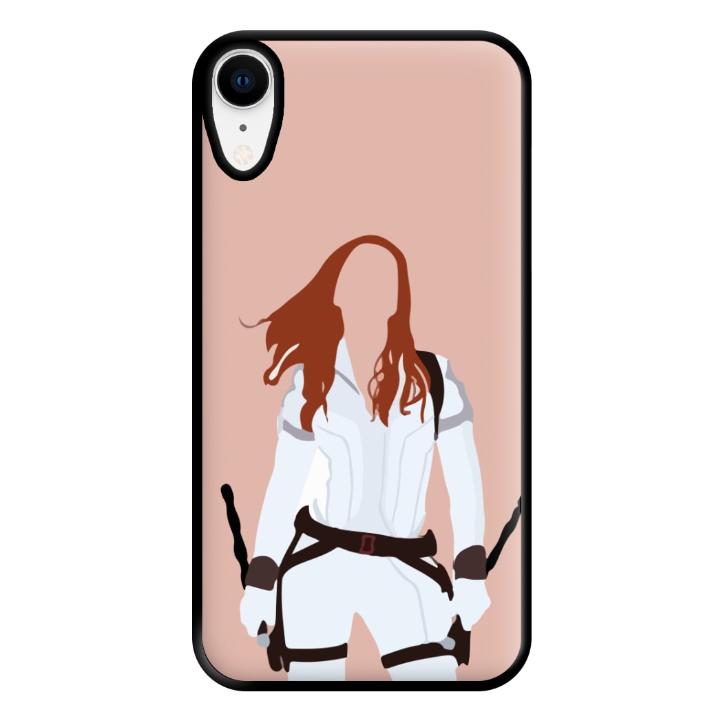 Black Widow Phone Case for iPhone XR