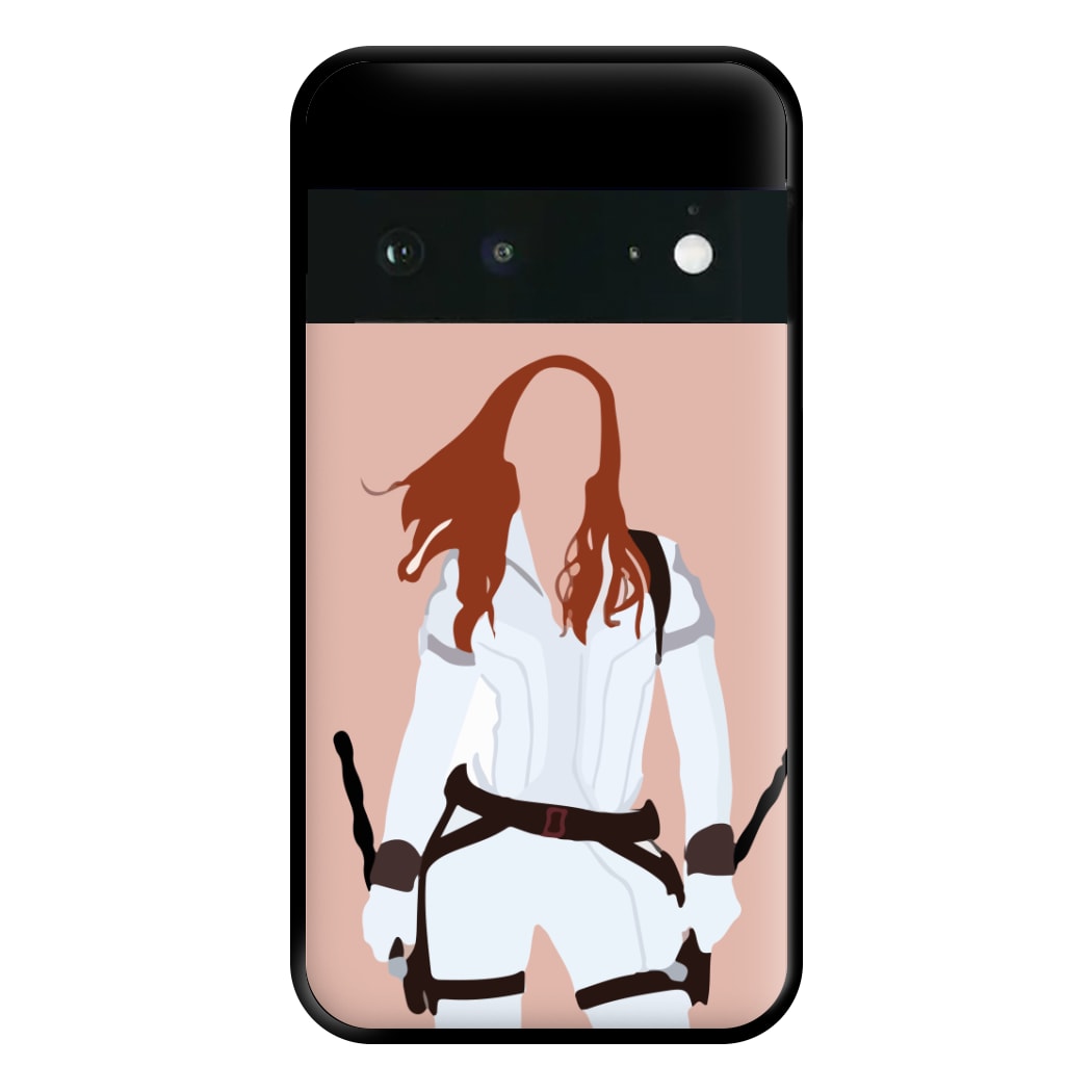 Black Widow Phone Case for Google Pixel 6a