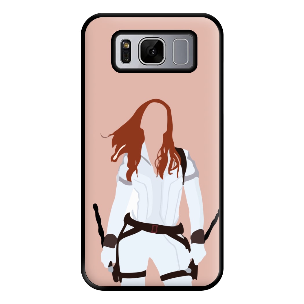 Black Widow Phone Case for Galaxy S8 Plus