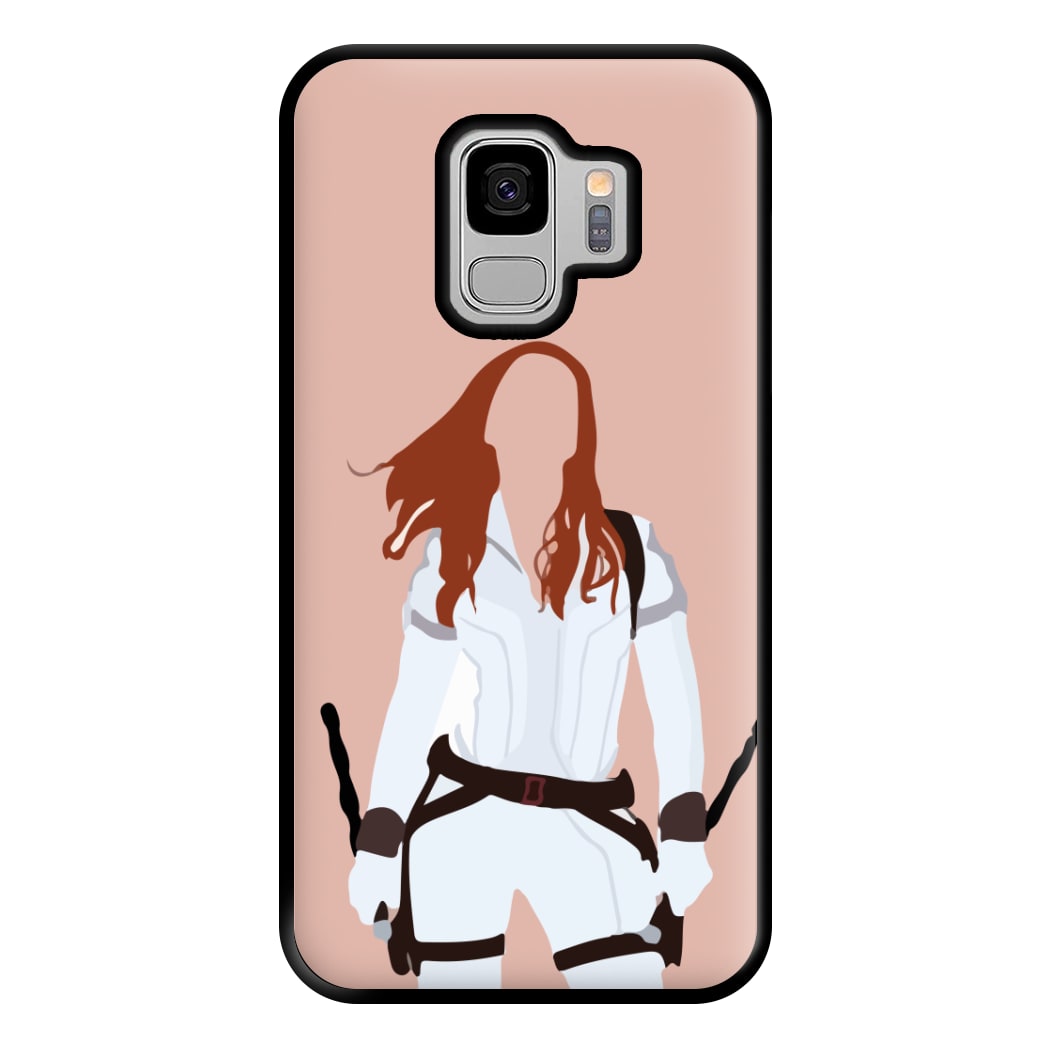 Black Widow Phone Case for Galaxy S9 Plus