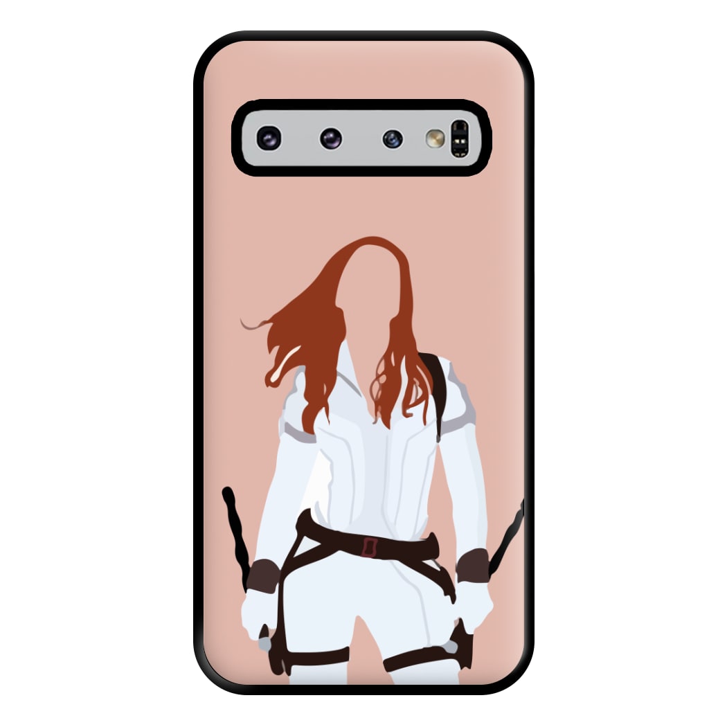 Black Widow Phone Case for Galaxy S10 Plus