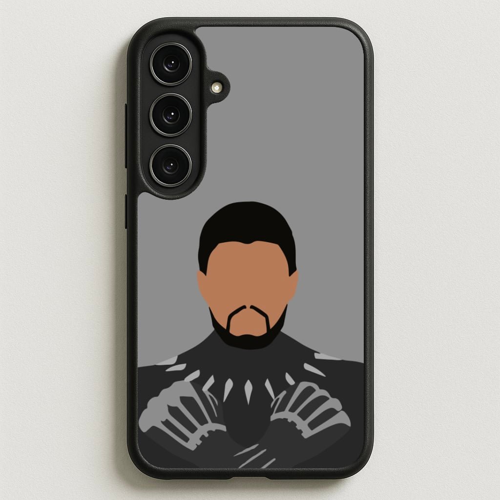 Black Panther Phone Case for Galaxy S25FE