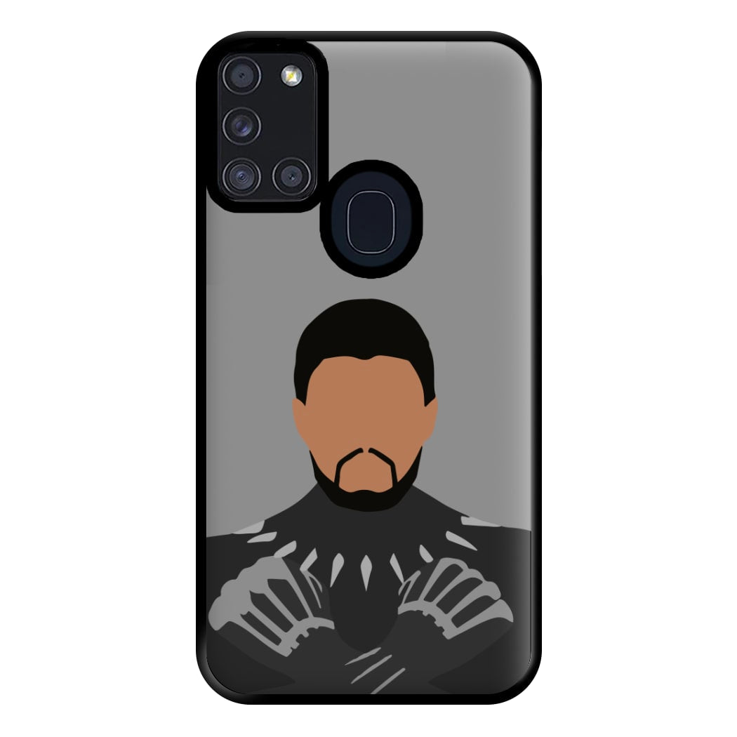 Black Panther Phone Case for Galaxy A21s