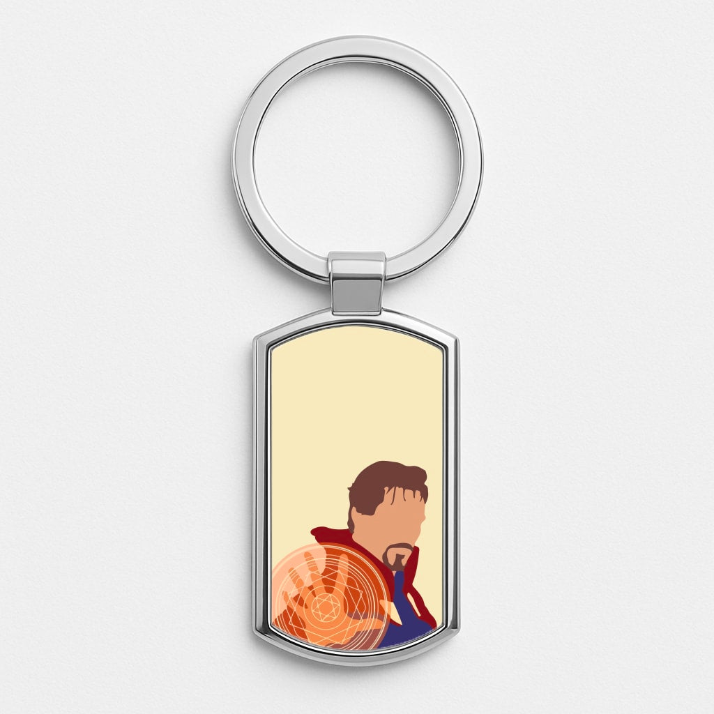 Strange Silver Keyring