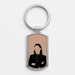 Loki Silver Keyring
