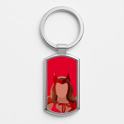 Wandavision Silver Keyring