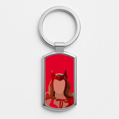 Wandavision Silver Keyring