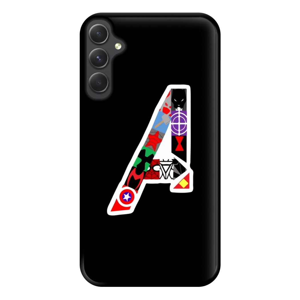 Avengers Logo - Marvel Phone Case for Galaxy A34